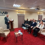 Koordinatörümüz Dr. Arda ÜSTÜBİOĞLU, MÜSİAD bünyesinde düzenlenen "Ticarette Yapay Zeka" konulu toplantıda sunumlarını gerçekleştirdi.